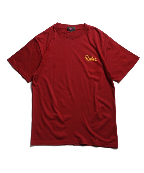 ROTAR（ローター）の「Rotar tobacco 1p Tee（Tシャツ/カットソー・メンズ・バーガンディー/スミクロ/オフホワイト・X-LARGE/MEDIUM/LARGE/SMALL）」の6枚目の写真