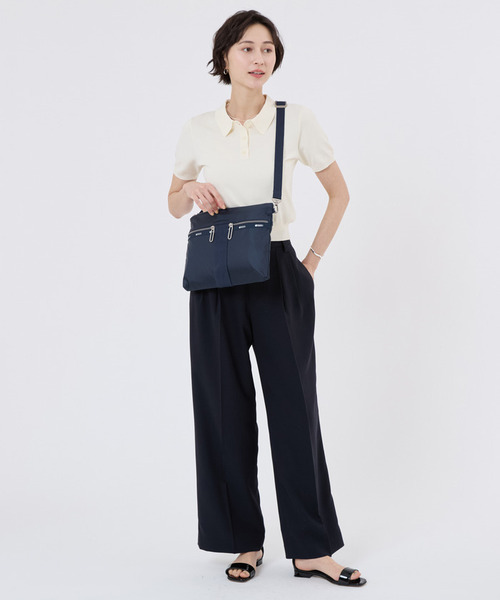 LeSportsac（レスポートサック）の「POUCH CROSSBODY ダークブルーC（ショルダーバッグ・レディース・ブルー・FREE）」の8枚目の写真