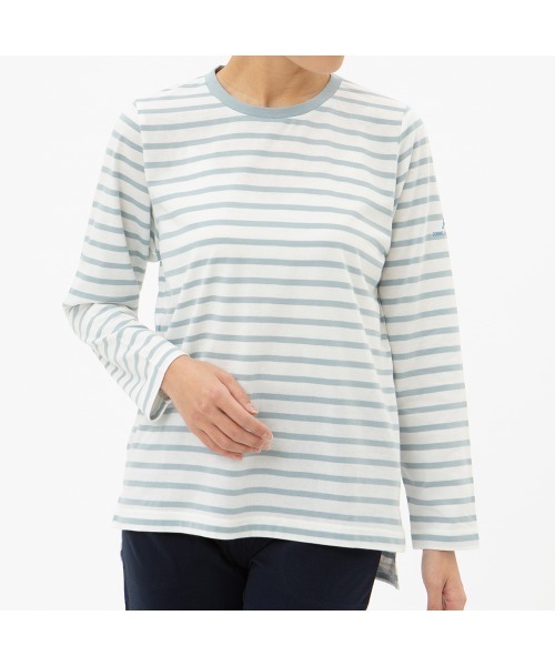 COMME CI COMME CA（コムシコムサ）の「COMME CI COMME CA/コムシコムサ　ルームウェア   天竺　長袖長パンツ　セットアップ（ルームウェア/パジャマ・レディース・ピンク/サックスブルー/レンガ・LARGE/X-LARGE/MEDIUM）」の8枚目の写真