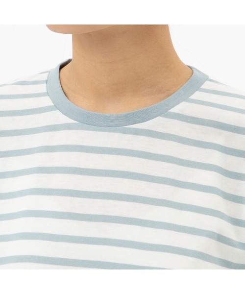 COMME CI COMME CA（コムシコムサ）の「COMME CI COMME CA/コムシコムサ　ルームウェア   天竺　長袖長パンツ　セットアップ（ルームウェア/パジャマ・レディース・ピンク/サックスブルー/レンガ・LARGE/X-LARGE/MEDIUM）」の9枚目の写真