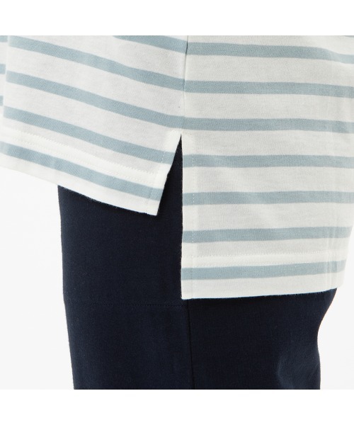 COMME CI COMME CA（コムシコムサ）の「COMME CI COMME CA/コムシコムサ　ルームウェア   天竺　長袖長パンツ　セットアップ（ルームウェア/パジャマ・レディース・ピンク/サックスブルー/レンガ・LARGE/X-LARGE/MEDIUM）」の10枚目の写真