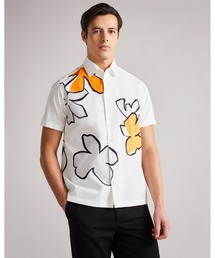 OLYMPIK フローラルプリント シャツ