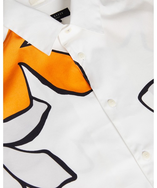 Ted Baker（テッドベーカー）の「OLYMPIK フローラルプリント シャツ（シャツ/ブラウス・メンズ・ホワイト・2/4/3/5）」の5枚目の写真