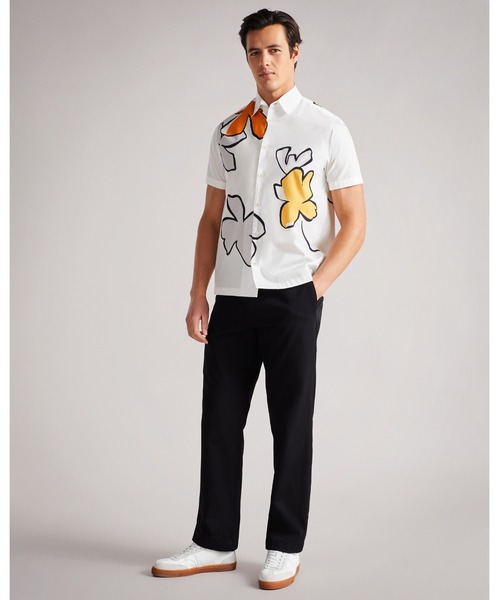 Ted Baker（テッドベーカー）の「OLYMPIK フローラルプリント シャツ（シャツ/ブラウス・メンズ・ホワイト・2/4/3/5）」の7枚目の写真