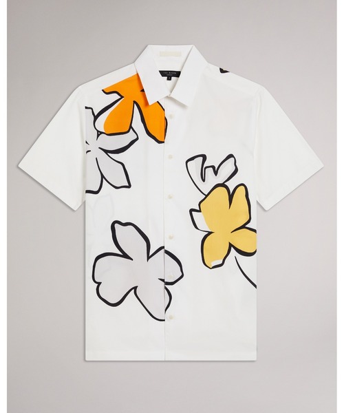 Ted Baker（テッドベーカー）の「OLYMPIK フローラルプリント シャツ（シャツ/ブラウス・メンズ・ホワイト・2/4/3/5）」の9枚目の写真