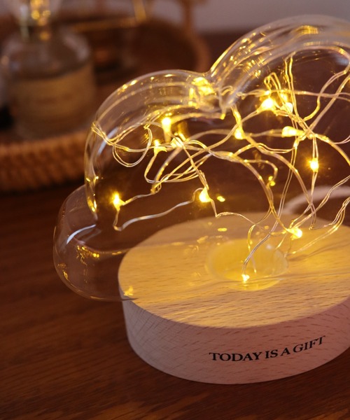 BIRTHDAY BAR（バースデイバー）の「クラウドLEDライト TODAY IS A GIFT 雲（照明・レディース・クリア・フリー）」の9枚目の写真