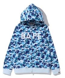 ABC CAMO BAPE FULL ZIP HOODIE L