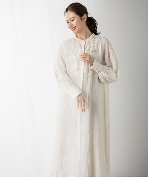 MILLION CARATS(ミリオンカラッツ)の「モチーフレースシアーワンピース(ワンピース・レディース・オフホワイト/ブラック/ピンク・FREE)」の15枚目の写真