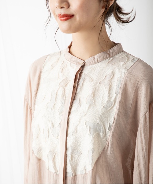 MILLION CARATS(ミリオンカラッツ)の「モチーフレースシアーワンピース(ワンピース・レディース・オフホワイト/ブラック/ピンク・FREE)」の19枚目の写真