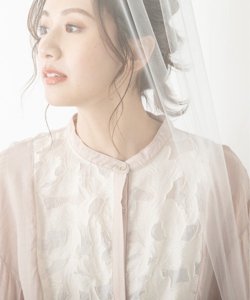 MILLION CARATS(ミリオンカラッツ)の「モチーフレースシアーワンピース(ワンピース・レディース・オフホワイト/ブラック/ピンク・FREE)」の11枚目の写真