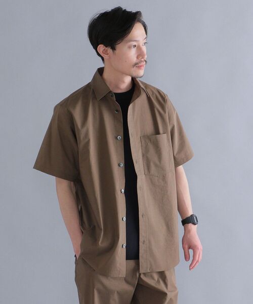 【美品】サイズ3（2Y-3Y）EARTH 半袖 セットアップ ブラウン セール】【EDWINコラボ】デニムライク ウールセットアップ ジャケット