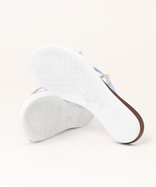 ITALIAN SHOEMAKERS(イタリアンシューメーカー)の「【ITALIAN SHOEMAKERS】ラインストーンダブルストラップサンダル(922311)(サンダル・レディース・ブルー/アイボリー/ブラック・36/37/38/35)」の5枚目の写真