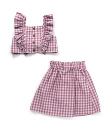 BREEZE | WEB限定 ギンガムチェックセットアップ(セットアップ)