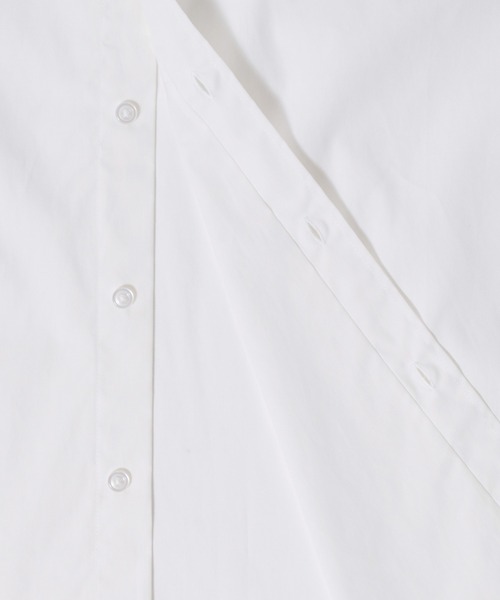 SITRY（シトリー）の「Oversize Drop shoulder broadcloth shirt/オーバーサイズ ドロップショルダー ブロード 半袖シャツ（シャツ/ブラウス・メンズ・ホワイト/ブラック/サックスブルー/グリーン/ホワイト系その他/ブルー系その他/パープル系その他/イエロー系その他/グレイッシュベージュ/ブラック系その他/グリーン系その他・M/L/XL）」の20枚目の写真