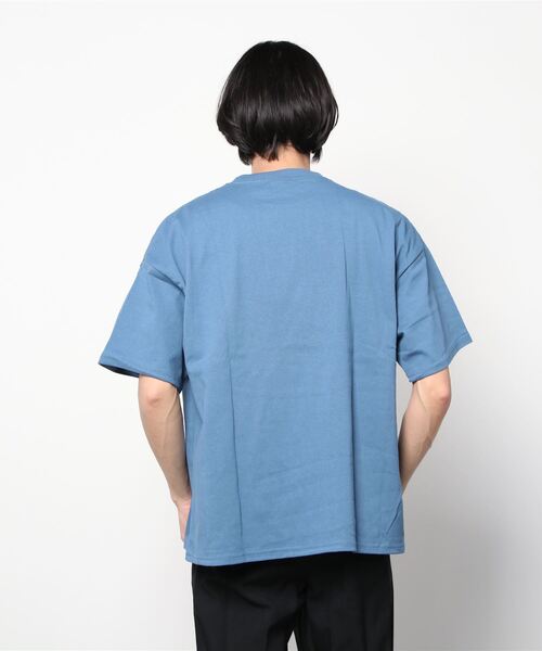 ８(eight)（エイト）の「半袖ビッグＴシャツ（Tシャツ/カットソー・メンズ・ホワイト/イエロー/グリーン系その他/ダークブルー・MEDIUM/LARGE）」の6枚目の写真