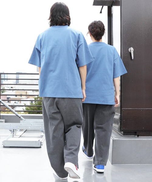 ８(eight)（エイト）の「半袖ビッグＴシャツ（Tシャツ/カットソー・メンズ・ホワイト/イエロー/グリーン系その他/ダークブルー・MEDIUM/LARGE）」の19枚目の写真