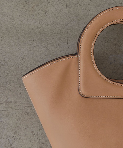 EFOLE（エフォル）の「【EFOLE】 バスケット ハンド バッグ（ハンドバッグ・レディース・ブラウン/ベージュ・FREE）」の4枚目の写真