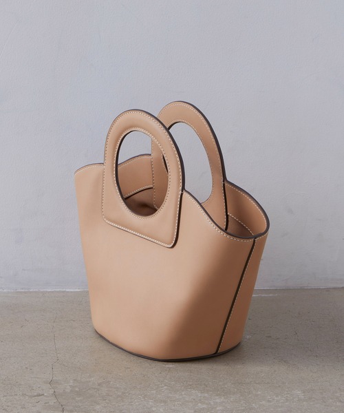 EFOLE（エフォル）の「【EFOLE】 バスケット ハンド バッグ（ハンドバッグ・レディース・ブラウン/ベージュ・FREE）」の6枚目の写真