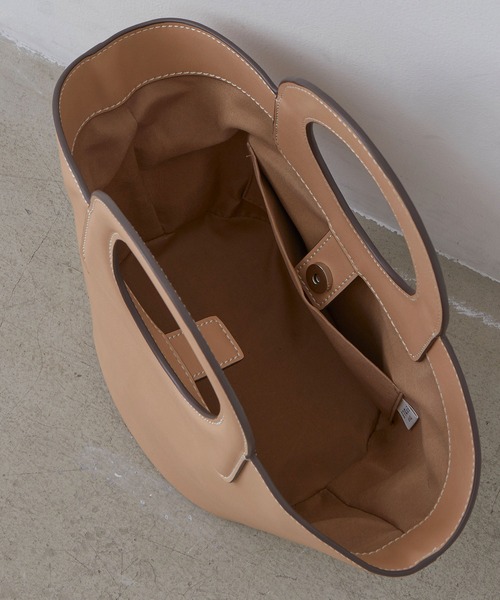 EFOLE（エフォル）の「【EFOLE】 バスケット ハンド バッグ（ハンドバッグ・レディース・ブラウン/ベージュ・FREE）」の8枚目の写真