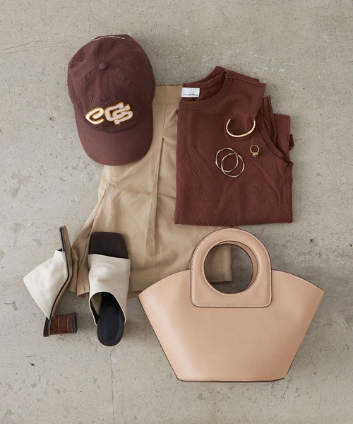 EFOLE（エフォル）の「【EFOLE】 バスケット ハンド バッグ（ハンドバッグ・レディース・ブラウン/ベージュ・FREE）」の13枚目の写真