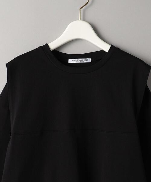 BEAUTY&YOUTH UNITED ARROWS（ビューティーアンドユースユナイテッドアローズ）の「コットン カットアウト クルーネック ショートスリーブ プルオーバー（Tシャツ/カットソー・レディース・ホワイト/ブラック/ケリー・FREE）」の17枚目の写真