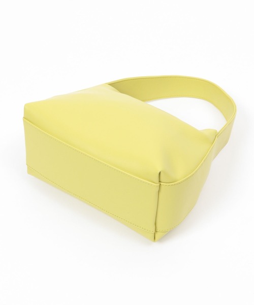 GLOBAL WORK(グローバルワーク)の「2WAYハンドショルダー/276860(ショルダーバッグ・レディース・ブラック/ライム/アイボリー・ONE SIZE)」の5枚目の写真