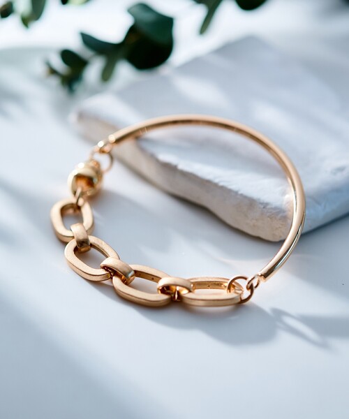 THE SHOP TK （ザ ショップ ティーケー ）の「◆【Nerine】マグネットチェーンブレス（ブレスレット・レディース・シルバー/ゴールド・00）」の2枚目の写真
