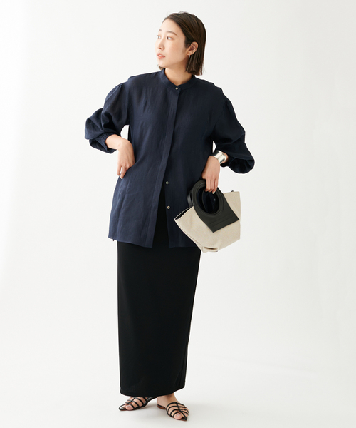 journal standard L'essage（ジャーナルスタンダードレサージュ）の「リブ タイトスカート（スカート・レディース・グレー/ブラック・FREE）」の15枚目の写真