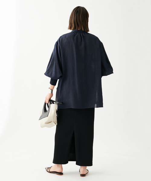 journal standard L'essage（ジャーナルスタンダードレサージュ）の「リブ タイトスカート（スカート・レディース・グレー/ブラック・FREE）」の17枚目の写真