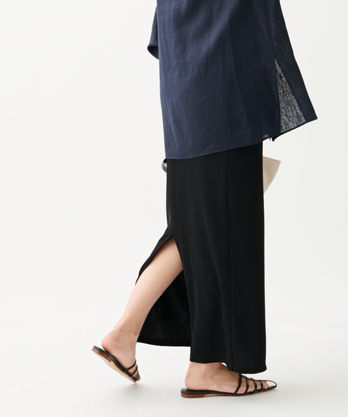 journal standard L'essage（ジャーナルスタンダードレサージュ）の「リブ タイトスカート（スカート・レディース・グレー/ブラック・FREE）」の19枚目の写真