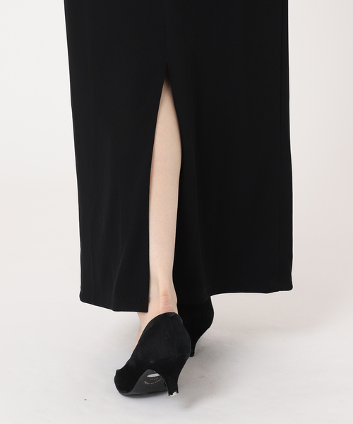 journal standard L'essage（ジャーナルスタンダードレサージュ）の「リブ タイトスカート（スカート・レディース・グレー/ブラック・FREE）」の7枚目の写真