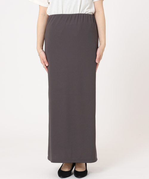 journal standard L'essage（ジャーナルスタンダードレサージュ）の「リブ タイトスカート（スカート・レディース・グレー/ブラック・FREE）」の10枚目の写真