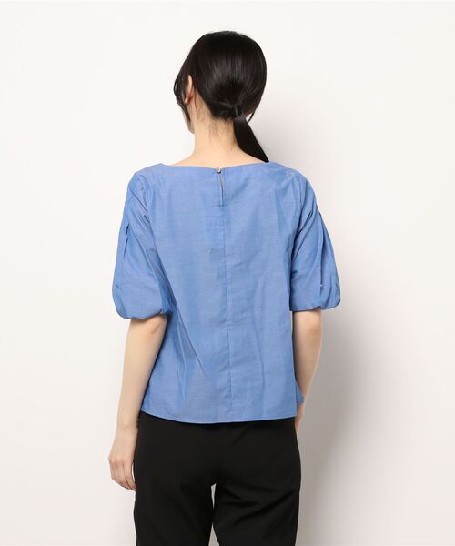 Te chichi（テチチ）の「チェックアソートバルーン袖ブラウス（シャツ/ブラウス・レディース・ブラック/ベージュ/ブルー・ﾌﾘ-）」の14枚目の写真