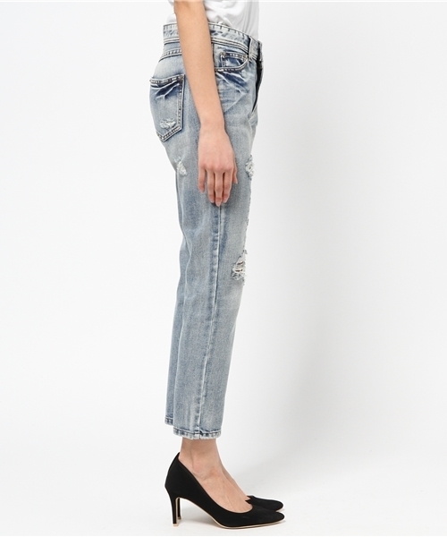 ROSE BUD（ローズバッド）の「S-LPT-15101 DAMAGE BOY'S PANTS（デニムパンツ・レディース・ブルー系その他・26/28/24）」の2枚目の写真