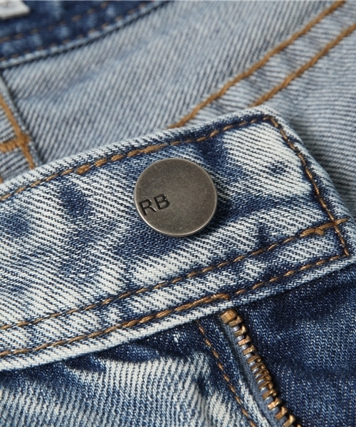 ROSE BUD（ローズバッド）の「S-LPT-15101 DAMAGE BOY'S PANTS（デニムパンツ・レディース・ブルー系その他・26/28/24）」の6枚目の写真