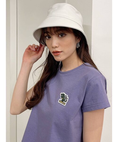 GYDA(ジェイダ)の「GG PATTERNエンボスバケットハット(ハット・レディース・オフホワイト/ブラック・FREE)」の12枚目の写真