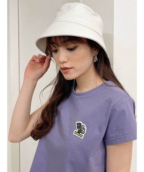 GYDA(ジェイダ)の「GG PATTERNエンボスバケットハット(ハット・レディース・オフホワイト/ブラック・FREE)」の13枚目の写真