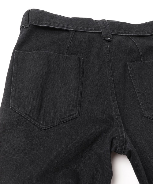 パンツ CULLNI 22-AW-002 Flared Denim CULLNI（クルニ）の「22-AW-002 / Front Slit Slim Flared Denim