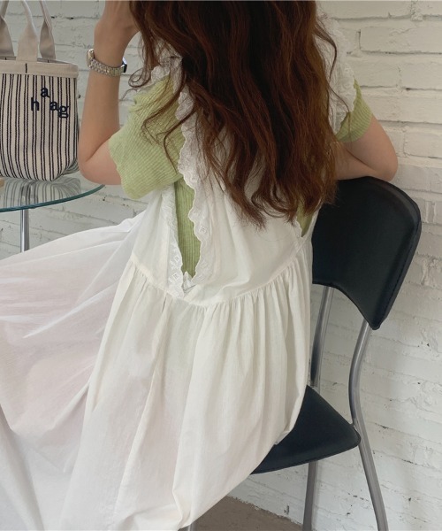 almo（アルモ）の「ルーズキャミワンピース(se)（ワンピース・レディース・ホワイト・FREE）」の2枚目の写真