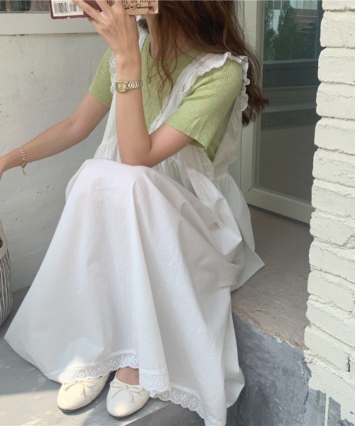 almo（アルモ）の「ルーズキャミワンピース(se)（ワンピース・レディース・ホワイト・FREE）」の11枚目の写真