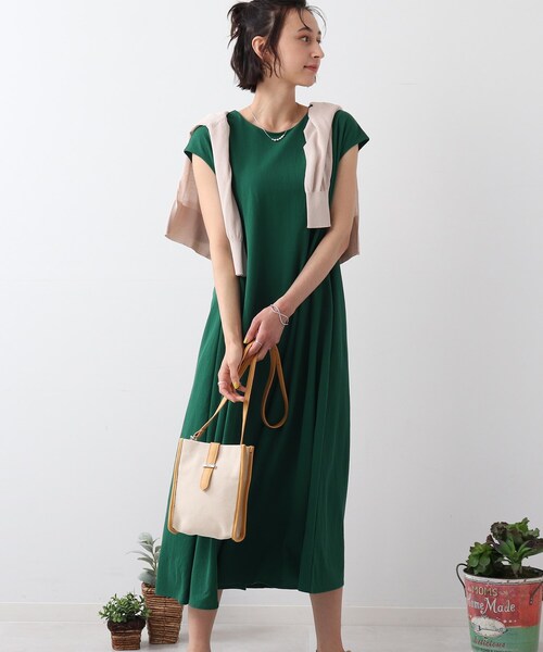 DRESKIP(ドレスキップ)の「◆【洗える】フレンチフレアワンピース(ワンピース・レディース・ブラック/ダークグリーン/ダークブラウン・02/03/04)」の3枚目の写真
