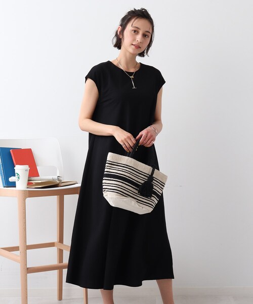 DRESKIP(ドレスキップ)の「◆【洗える】フレンチフレアワンピース(ワンピース・レディース・ブラック/ダークグリーン/ダークブラウン・02/03/04)」の10枚目の写真
