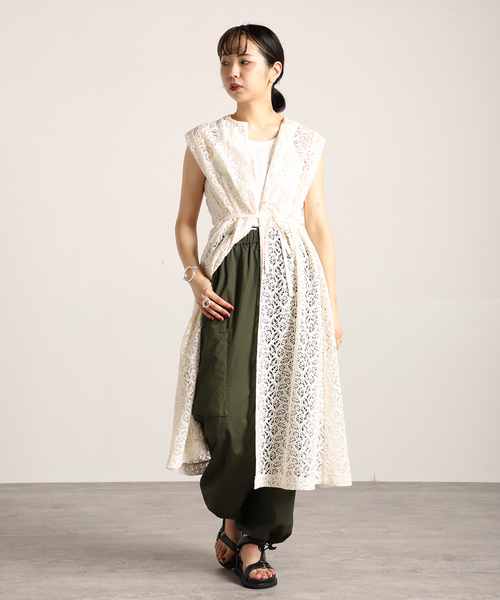 ヴェルメイユパーイエナ 20SS サスペンダーeggライン 無地パンツ 茶 38 VERMEIL par iena（ヴェルメイユパーイエナ）の「ジャージー