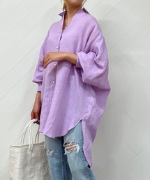 OUVRAGE CLASSE | リネンカラービッグシャツ(シャツ/ブラウス)