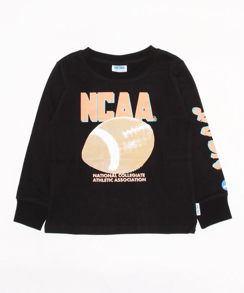 NCAA（エヌシーエーエー）の「NCAA/エヌシーエーエー　キッズ プリントロングスリーブTシャツ（Tシャツ/カットソー・キッズ・ホワイト/ブラック/オレンジ/グリーン・120/130/140）」の3枚目の写真