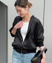 AP STUDIO | SCENTOF New サテンブルゾン(ブルゾン)