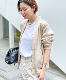 AP STUDIO | ・SCENTOF New サテンブルゾン(ブルゾン)