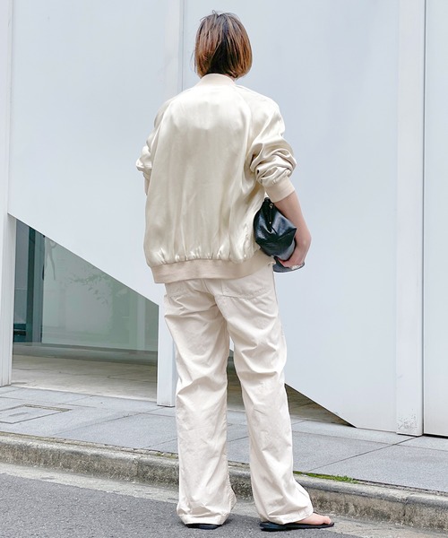 AP STUDIO（エーピーストゥディオ）の「SCENTOF New サテンブルゾン（ブルゾン・レディース・ブラック/ナチュラル・FREE）」の6枚目の写真