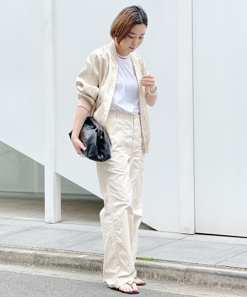 AP STUDIO（エーピーストゥディオ）の「SCENTOF New サテンブルゾン（ブルゾン・レディース・ブラック/ナチュラル・FREE）」の18枚目の写真