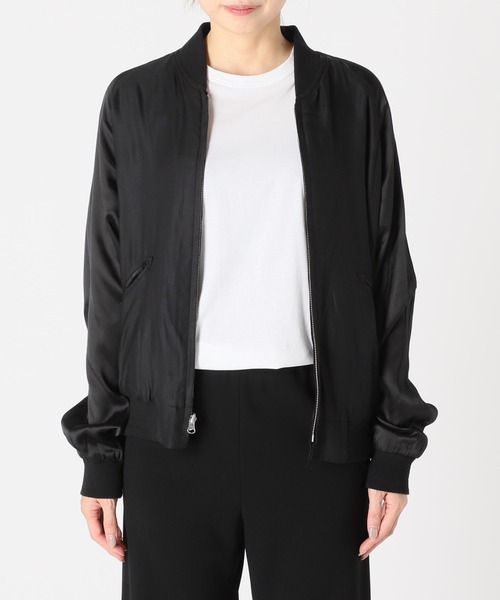 AP STUDIO（エーピーストゥディオ）の「SCENTOF New サテンブルゾン（ブルゾン・レディース・ブラック/ナチュラル・FREE）」の15枚目の写真